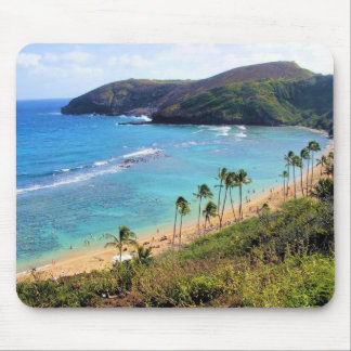 Mousepad Baía de Hanauma, opinião de Honolulu, Oahu, Havaí