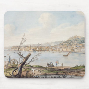 Mousepad Baía de Nápoles da costa de mar perto do Br de