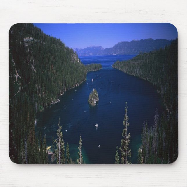 Mousepad Baía esmeralda esplêndida em Lake Tahoe Nevada, (Frente)