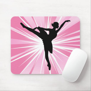 Mousepad Bailarina cor-de-rosa da estrela