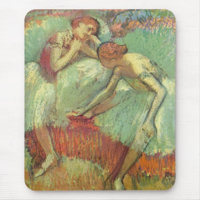Mousepad Bailarinas em Verde de Edgar Degas, Balé Antigo (Frente)