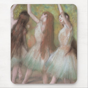 Mousepad Bailarinas Verdes de Edgar Degas, Arte de Balé Ant