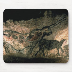 Mousepad Balance a pintura de um animal horned, c.17000 BC