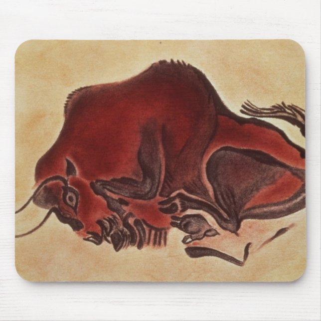 Mousepad Balance a pintura de um bisonte, Magdalenian (Frente)