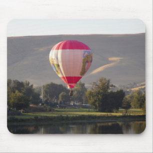 Mousepad Balão de ar quente sobre o rio Yakima