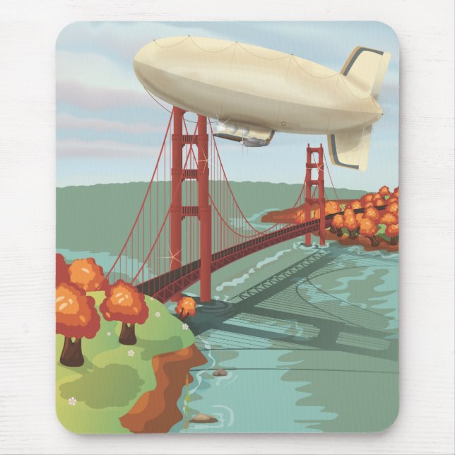 Mousepad Balão Dirigível (Frente)