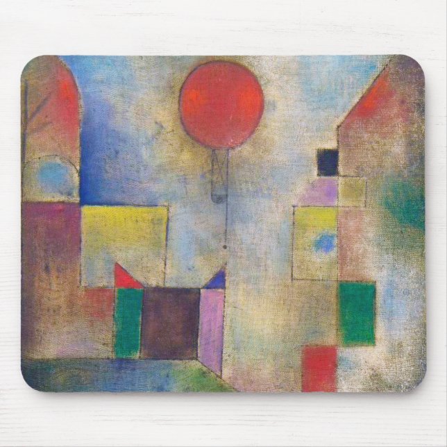 Mousepad Balão Vermelho, Klee (Frente)