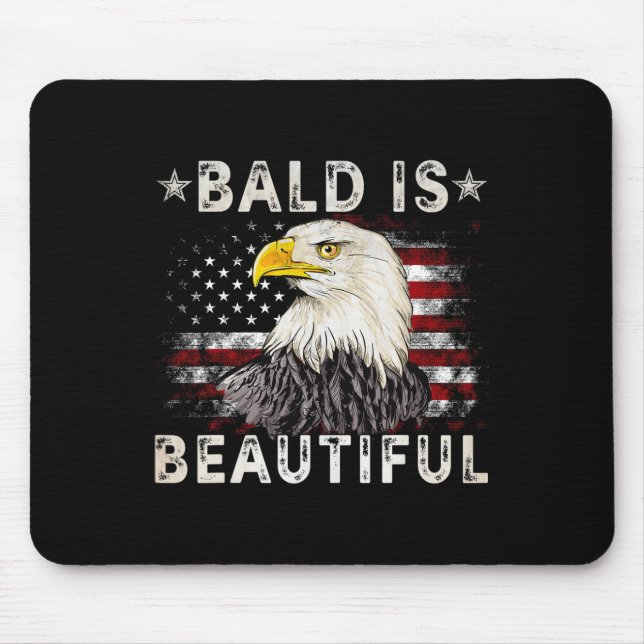 Mousepad Bald É Belo Dia Da Independência Em 4 De Julho (Frente)