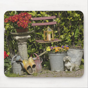 Mousepad Baldes, sapatos e flores, Zaanse Schans,