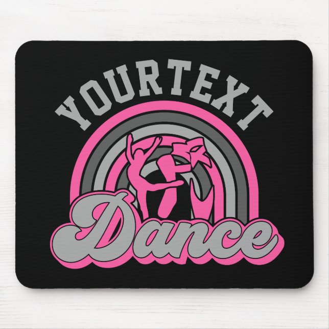 Mousepad Balé Dancer ADD TEXT Classic Dance Executor (Frente)