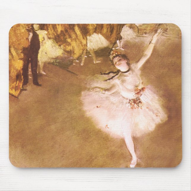 Mousepad Balé Dancer Degas Star Painting (Frente)