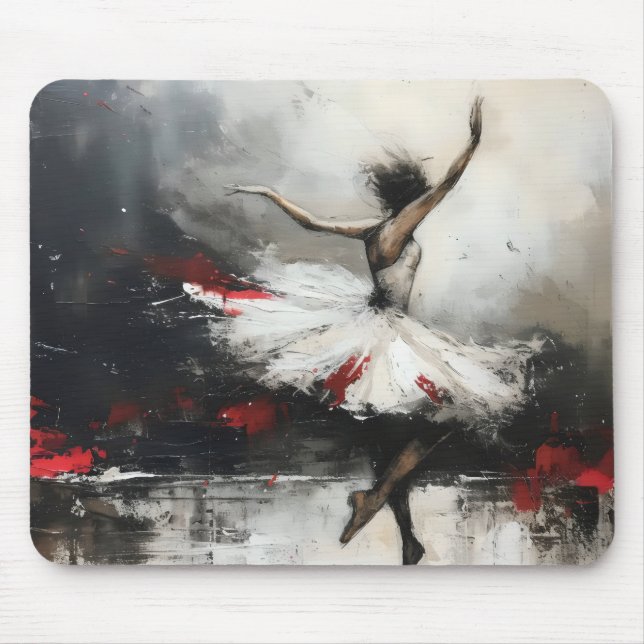 Mousepad Balé Dancer Simbólico Abstrato Art (Frente)