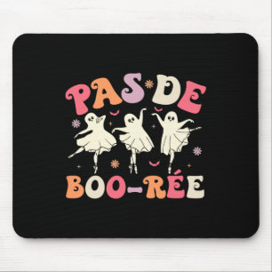 Mousepad Balé Pas De Boo-rée Cute Fantasmas Dançando Profes