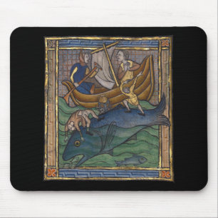 Mousepad Baleia Bestiária Medieval c. 1270