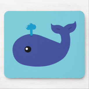 Mousepad Baleia branca