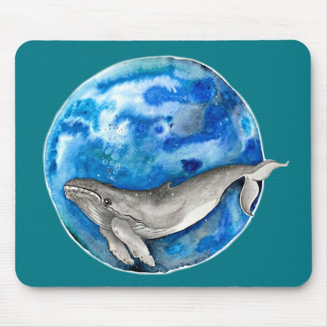 Mousepad Baleia da Terra Azul (Frente)
