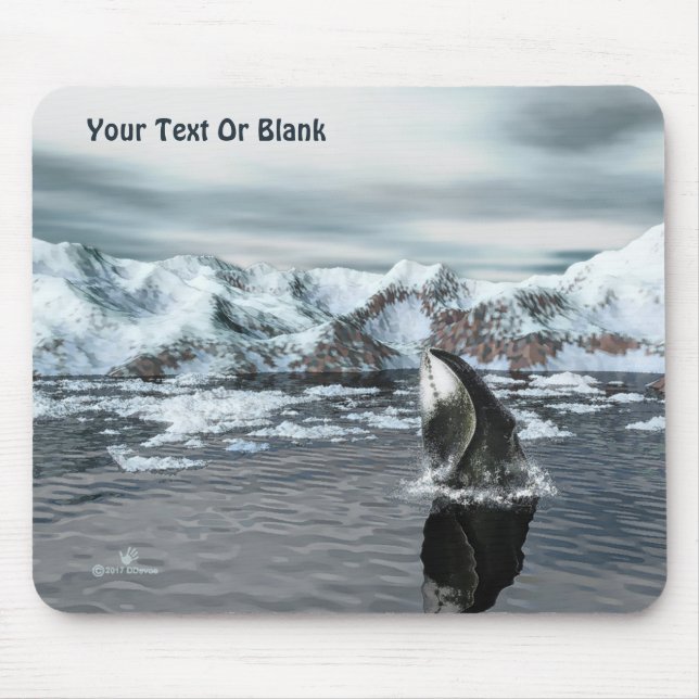 Mousepad Baleia-de-cabeça (Frente)