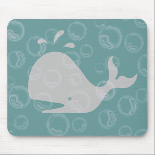 Mousepad Baleia e bolhas