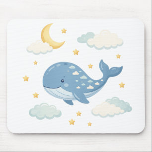 Mousepad Baleia Nuvem Sonhadora