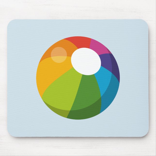 Mousepad Ball de praia multicolor (Frente)