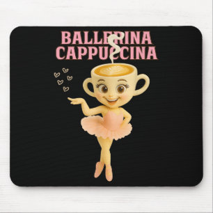Mousepad Ballerina Cappuccina Italiano Brainrot Memória Cri