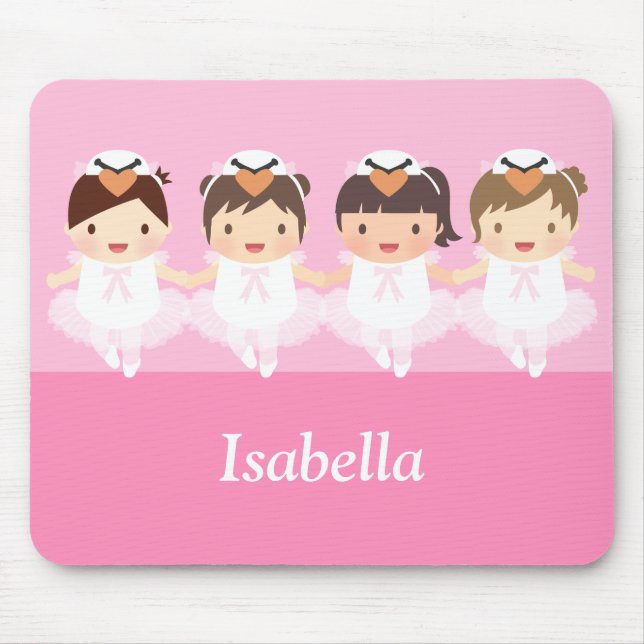 Mousepad Ballet Cigano Balletarinas Para Meninas (Frente)