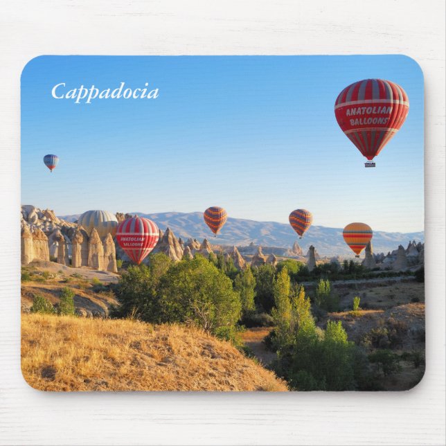 Mousepad Balões de ar quente sobre Cappadocia (Frente)