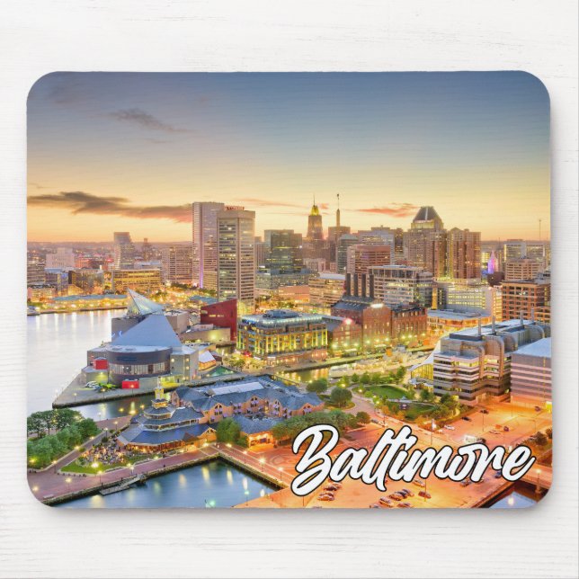 Mousepad Baltimore, Maryland, Estados Unidos (Frente)