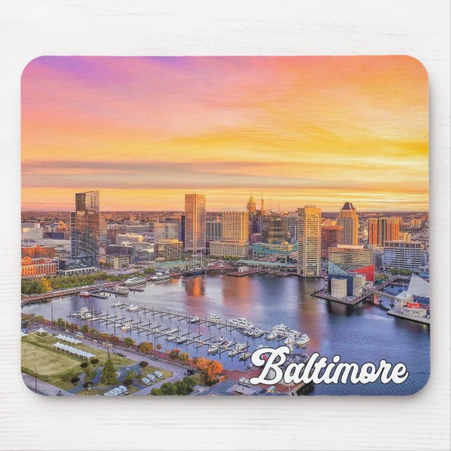 Mousepad Baltimore, Maryland, Estados Unidos (Frente)