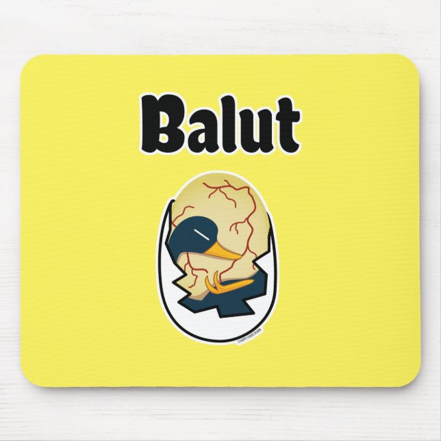 Mousepad Balut ovopato embrião proteína de ovo filipino (Frente)
