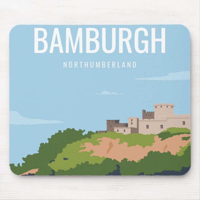Mousepad Bamburgh Northumberland (Frente)
