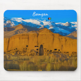 Mousepad Bamyan, Afeganistão - Vale do Penhasco de Buda