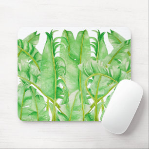 Mousepad Banana sai em um teclado de mouse