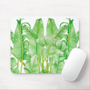 Mousepad Banana sai em um teclado de mouse