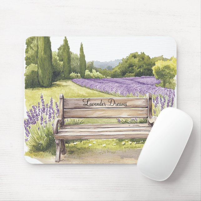 Mousepad Banco Sonhos de Lavanda (Com mouse)