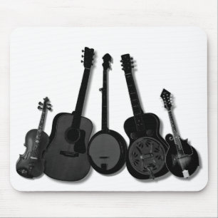 MOUSEPAD BANDA DE CINCO PARTES EM WHITE-MOUSEPAD