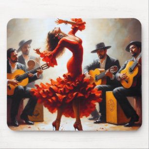 Mousepad Banda de Música Espanhola do Flamenco Dancer
