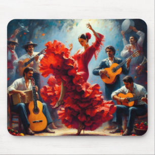 Mousepad Banda de Música Espanhola do Flamenco Dancer