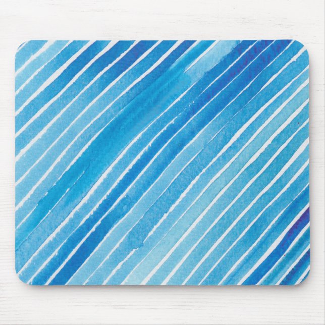 Mousepad Bandas Aqua Watercolor (Frente)