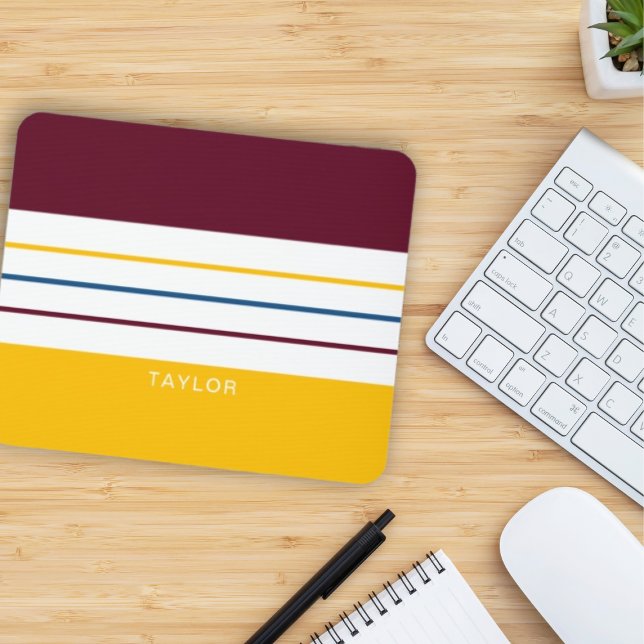 Mousepad Bandas de amora de amora autóctone (Criador carregado)