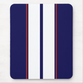 Mousepad Bandas de corridas vermelho, branco e azul