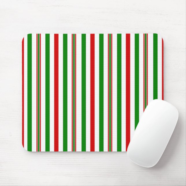 Mousepad Bandas decorativas de Natal (Com mouse)