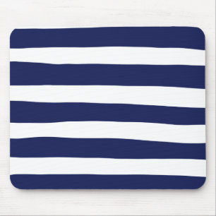 Mousepad Bandas irregulares - Azul e branco