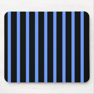 Mousepad Bandas Pretas e Azuis