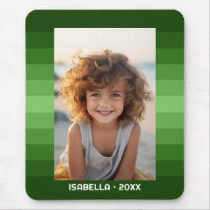 Mousepad Bandas Retroativas - Verde Natal - Foto Simples