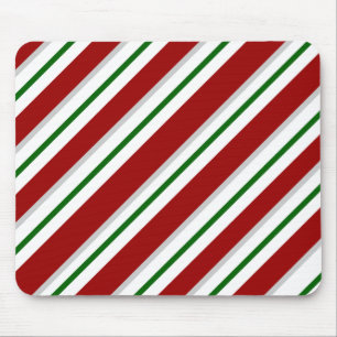 Mousepad Bandas Vermelhas e Verdes