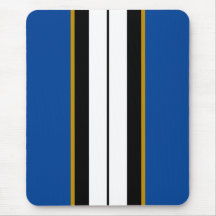 Bandas Verticais Verticais Pretas e Azul esportiva