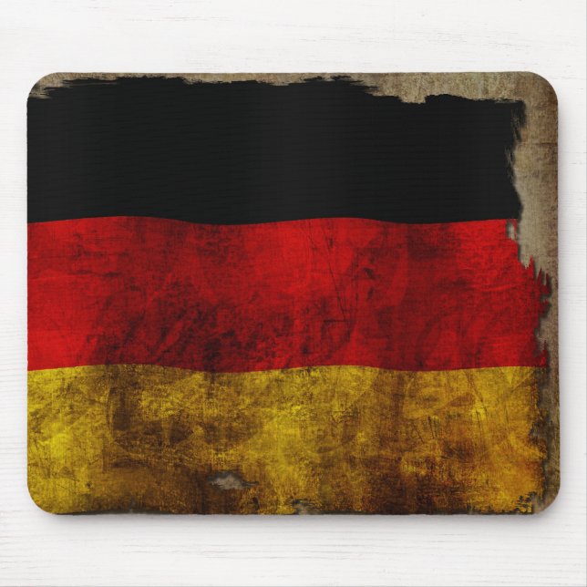 Mousepad Bandeira alemã - Vintage... (Frente)