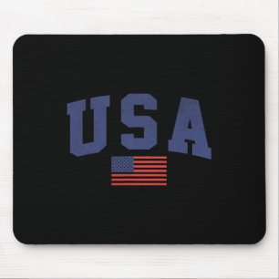Mousepad Bandeira Americana 4 De Julho Americana Azul