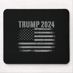 Mousepad Bandeira Americana Angustiada 2024 Usa Patriótica
